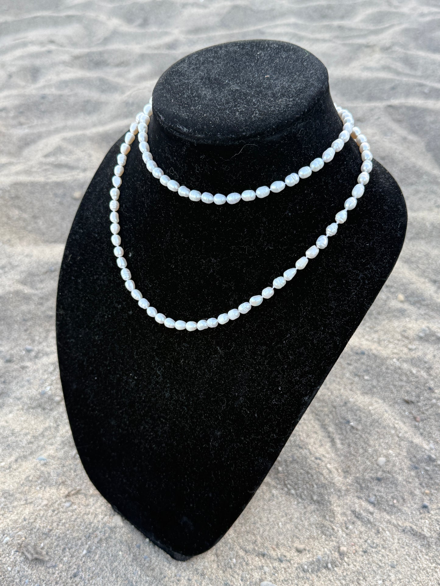 Moonlit Tide Freshwater Pearl Necklace
