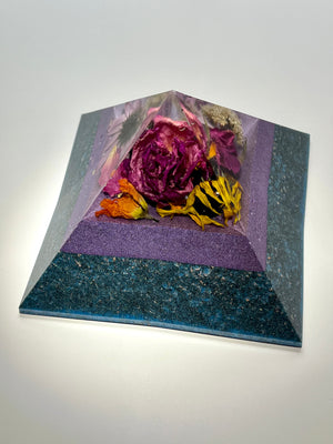 WILDFLOWER ROSE . Copper Quartz Magic Mix Orgone. Giza Pyramid Energy. Crown Chakra Minerals. EMF Protection. Deep Sleep Raise Frequency