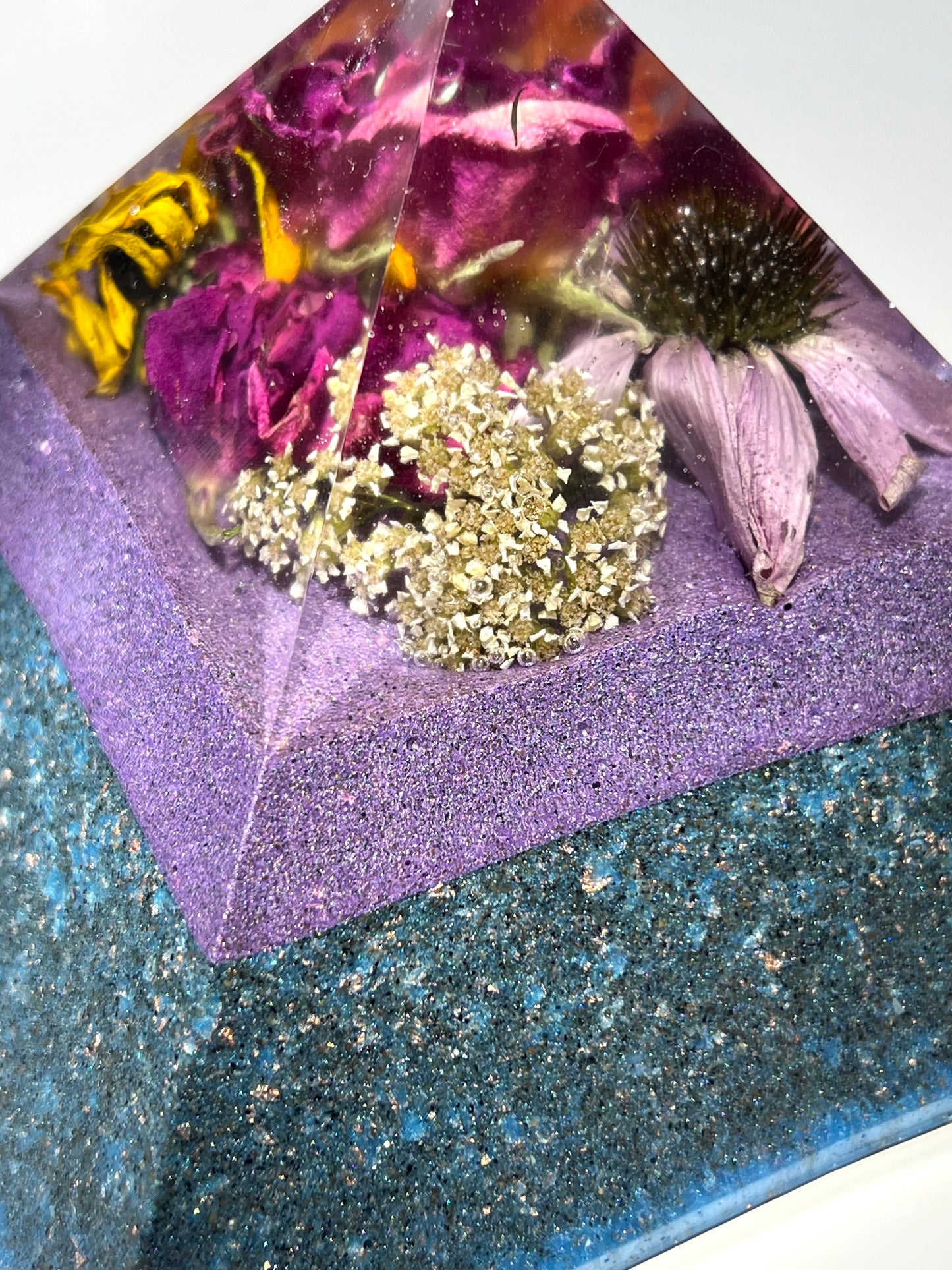 WILDFLOWER ROSE . Copper Quartz Magic Mix Orgone. Giza Pyramid Energy. Crown Chakra Minerals. EMF Protection. Deep Sleep Raise Frequency