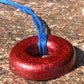 RED TORUS PENDANT Copper, Magnetic sand, & Quartz, Magic Mix Mini-Torus Pendant of Copper Zinc and Iron Orgone