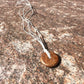 BRONZE TORUS PENDANT Copper, Magnetic sand, & Quartz, Magic Mix Mini-Torus Pendant of Copper Zinc and Iron Orgone