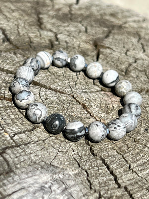 Slate Serenity Howlite Bracelet