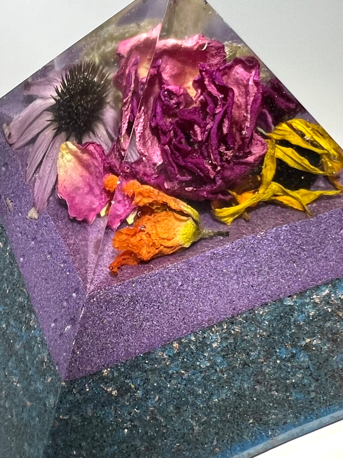 WILDFLOWER ROSE . Copper Quartz Magic Mix Orgone. Giza Pyramid Energy. Crown Chakra Minerals. EMF Protection. Deep Sleep Raise Frequency