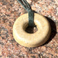 CREME TORUS PENDANT (Brass) Copper, Magnetic sand, & Quartz, Magic Mix Mini-Torus Pendant of Copper Zinc and Iron Orgone