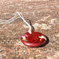 WINE ROSE TORUS PENDANT Copper, Magnetic sand, & Quartz, Magic Mix Mini-Torus Pendant of Copper Zinc and Iron Orgone
