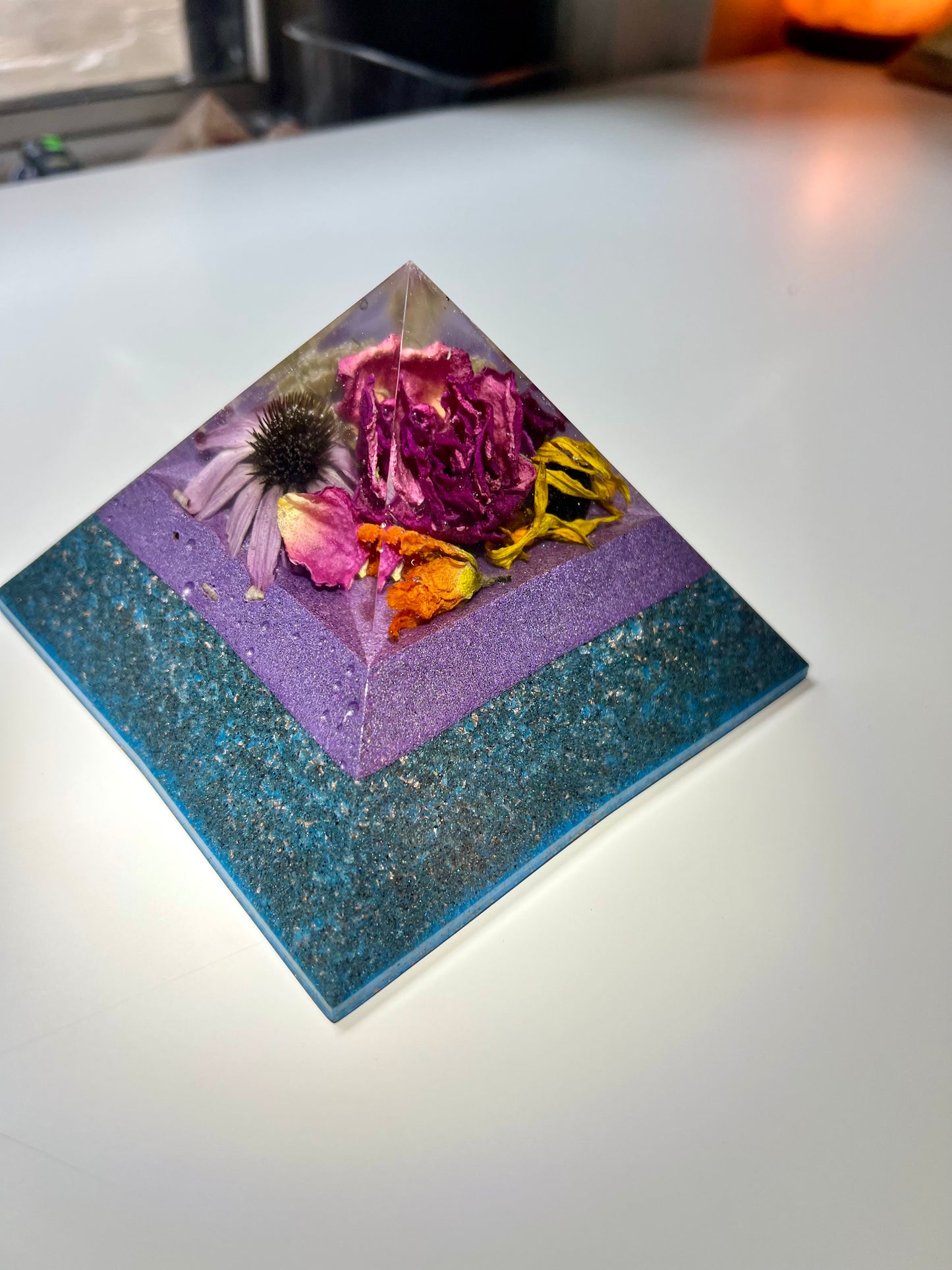 WILDFLOWER ROSE . Copper Quartz Magic Mix Orgone. Giza Pyramid Energy. Crown Chakra Minerals. EMF Protection. Deep Sleep Raise Frequency