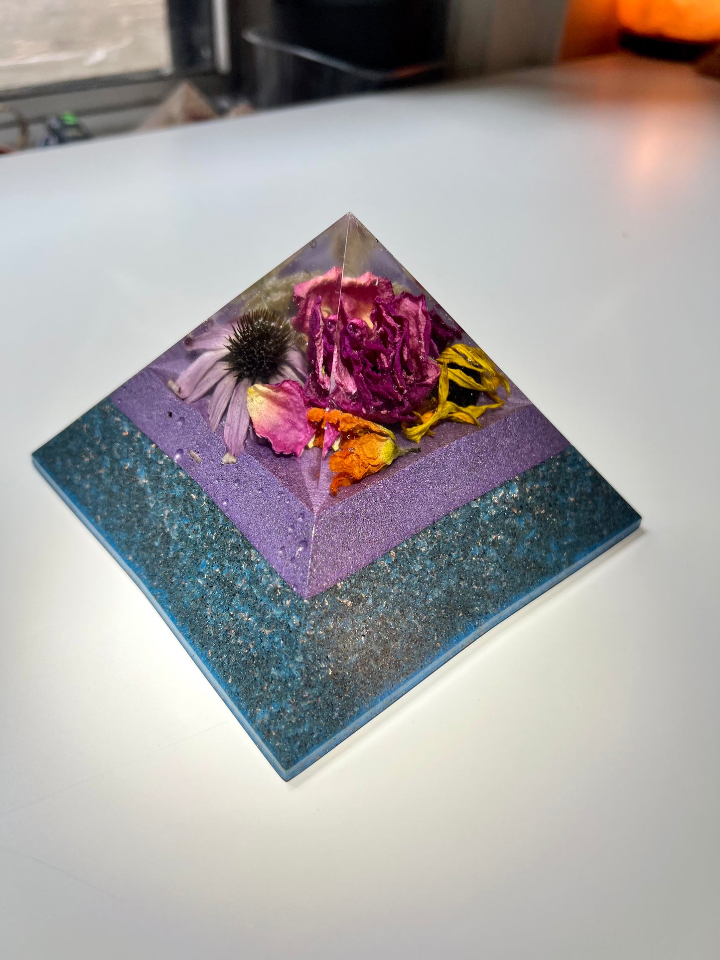 WILDFLOWER ROSE . Copper Quartz Magic Mix Orgone. Giza Pyramid Energy. Crown Chakra Minerals. EMF Protection. Deep Sleep Raise Frequency