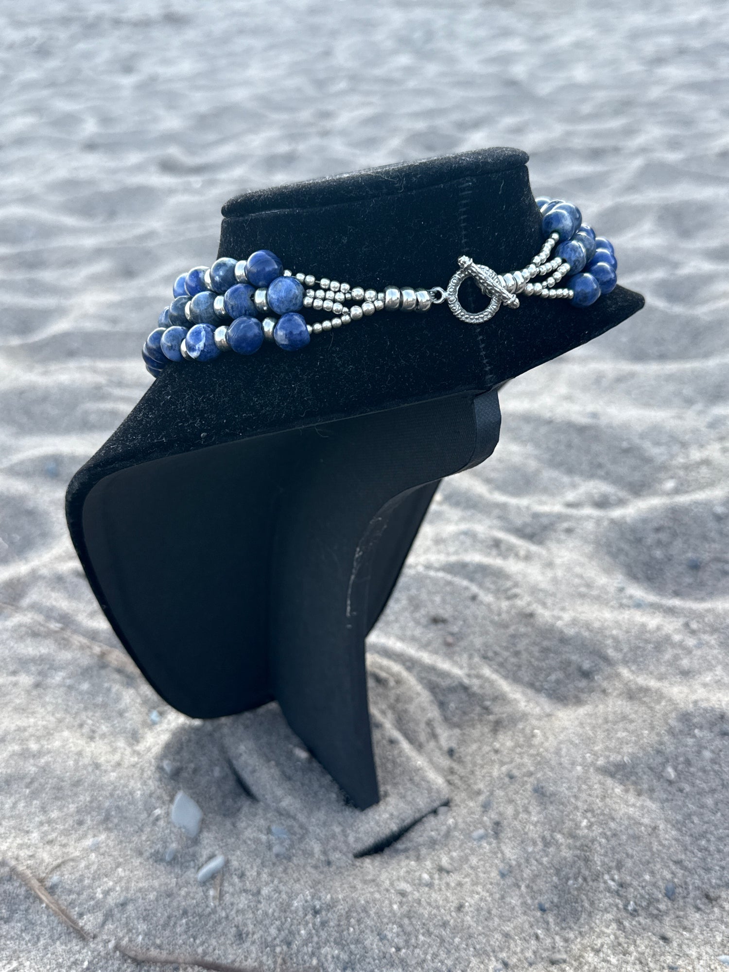 Sodalite Shield Chocker Necklace