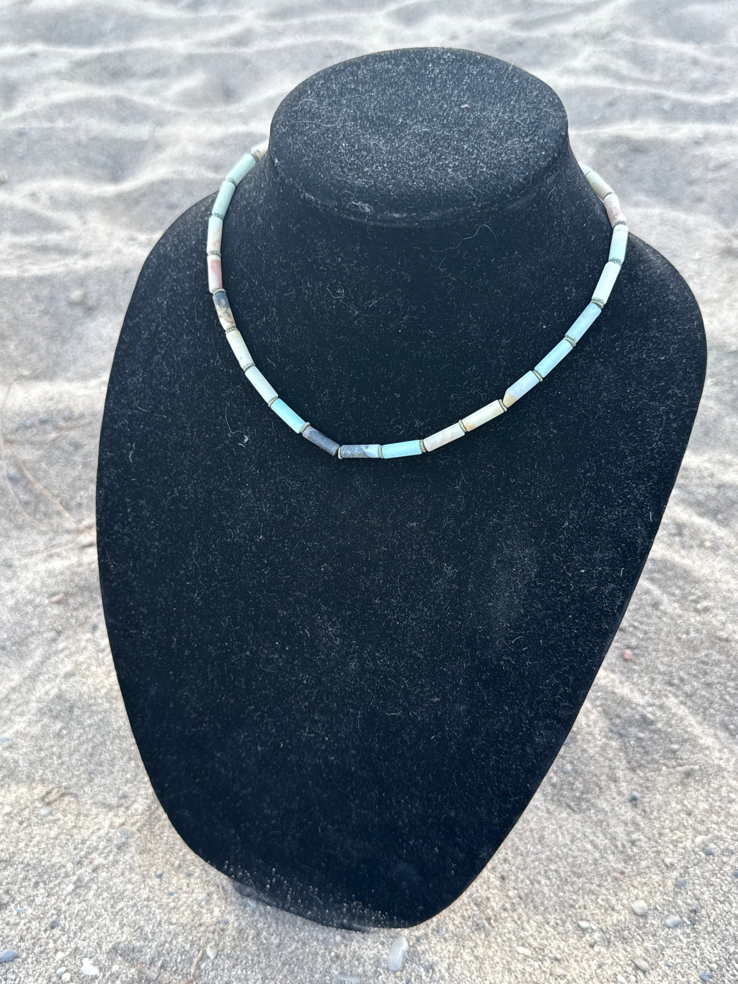 Coastal Drift Amazonite Choker