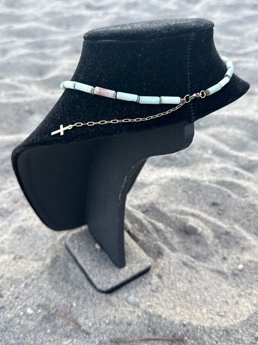 Coastal Drift Amazonite Choker