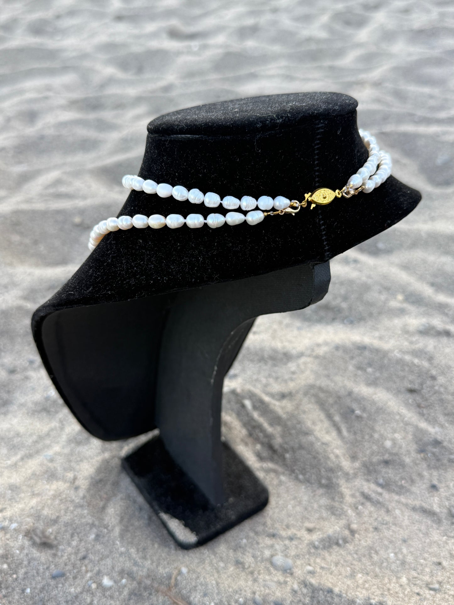 Moonlit Tide Freshwater Pearl Necklace