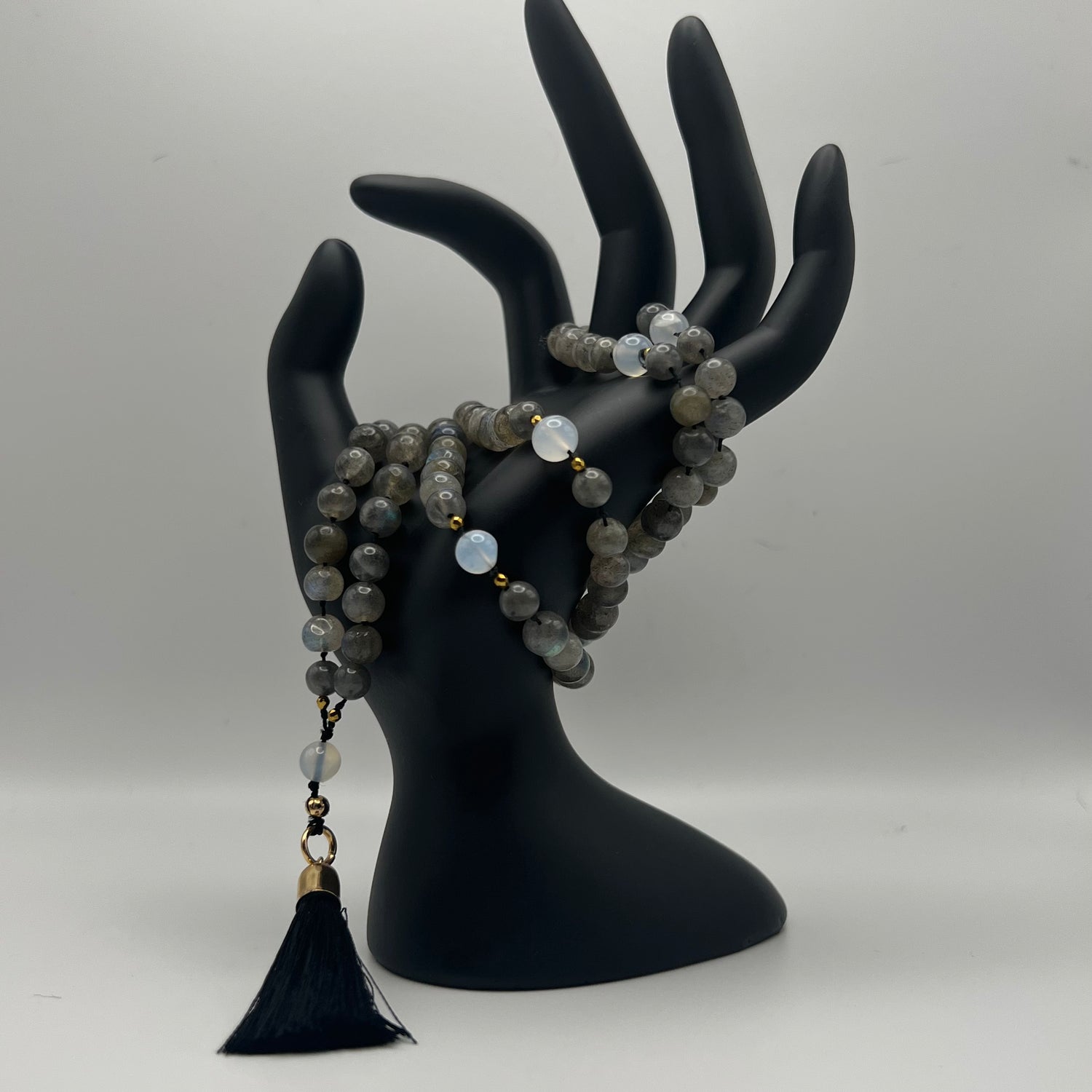 Labradorite & Moonstone Mala