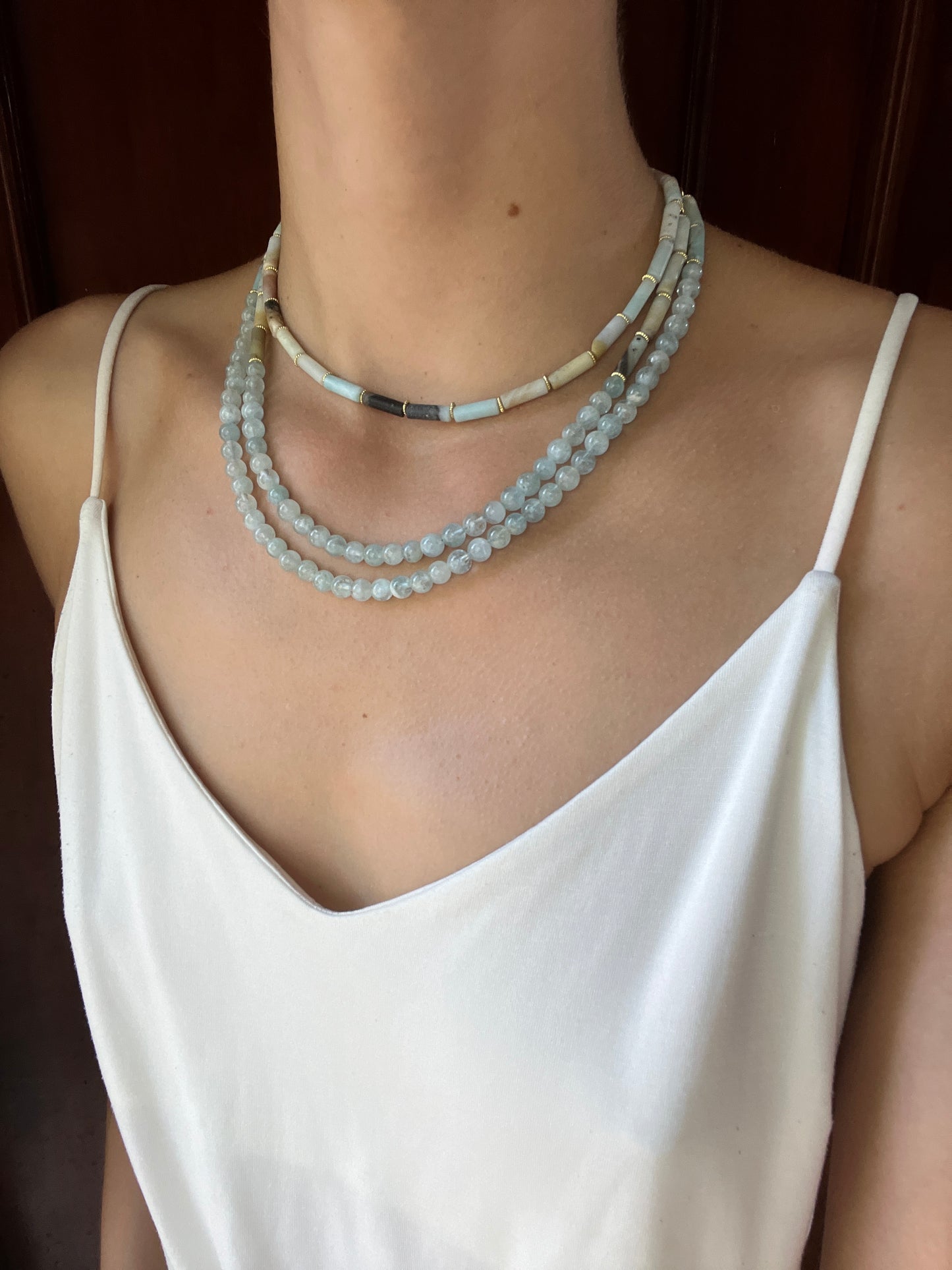 Coastal Drift Amazonite Choker