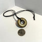 MAGICMIX TORUS PENDANT (Brass) Shungite, Quartz, & Magic Mix Torus Pendant of Copper Zinc and Iron Orgone