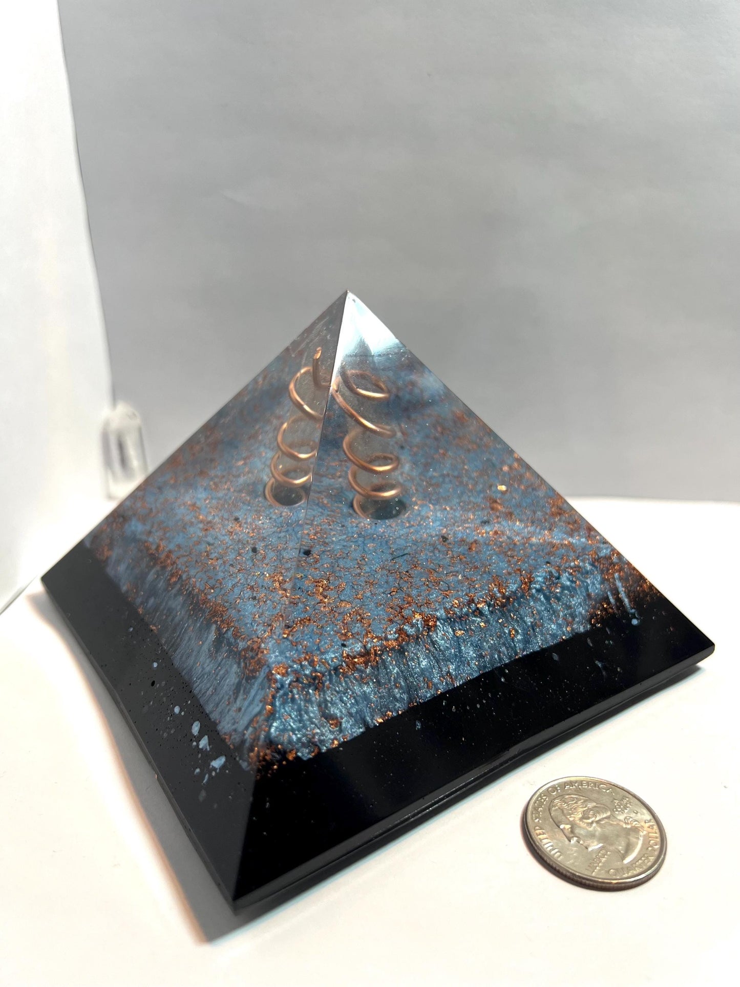 COPPER SOUL. Copper Wrapped Quartz Magic Mix Orgone. Giza Pyramid Energy. Crown Chakra Minerals. EMF Protection. Deep Sleep Raise Frequency
