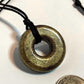 MAGICMIX TORUS PENDANT (Brass) Shungite, Quartz, & Magic Mix Torus Pendant of Copper Zinc and Iron Orgone
