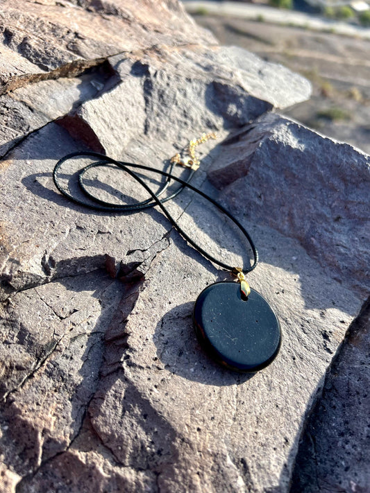 MAGICMIX PRO PENDANT (Original) Shungite, Quartz, & Magic Mix Pendant of Copper Zinc and Iron Orgone