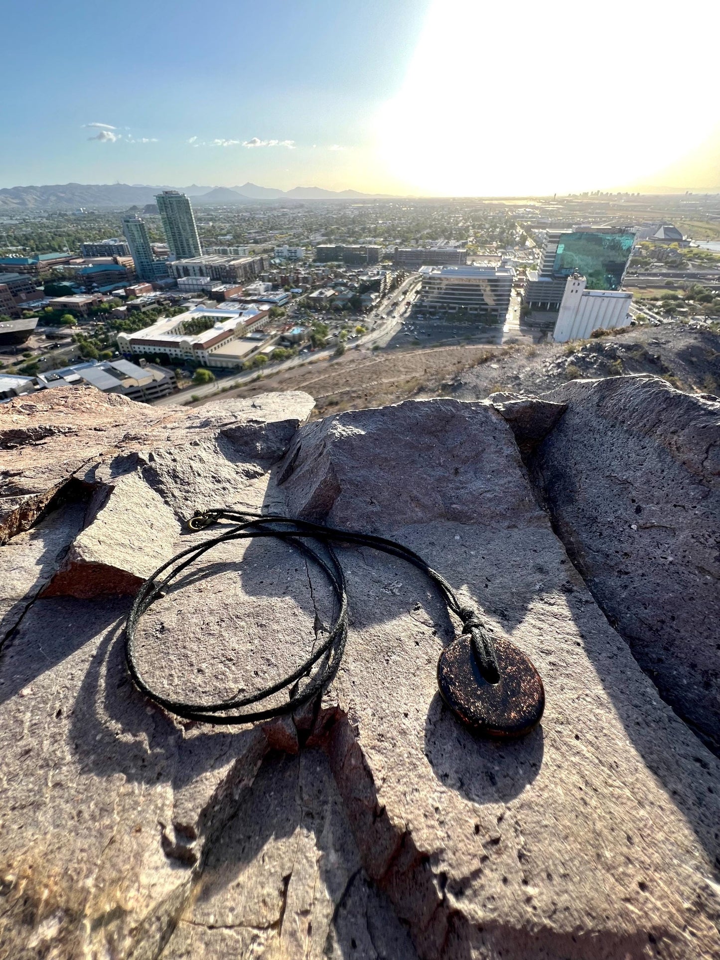 MAGICMIX TORUS PENDANT (Copper) Shungite, Quartz, & Magic Mix Mini-Torus Pendant of Copper Zinc and Iron Orgone