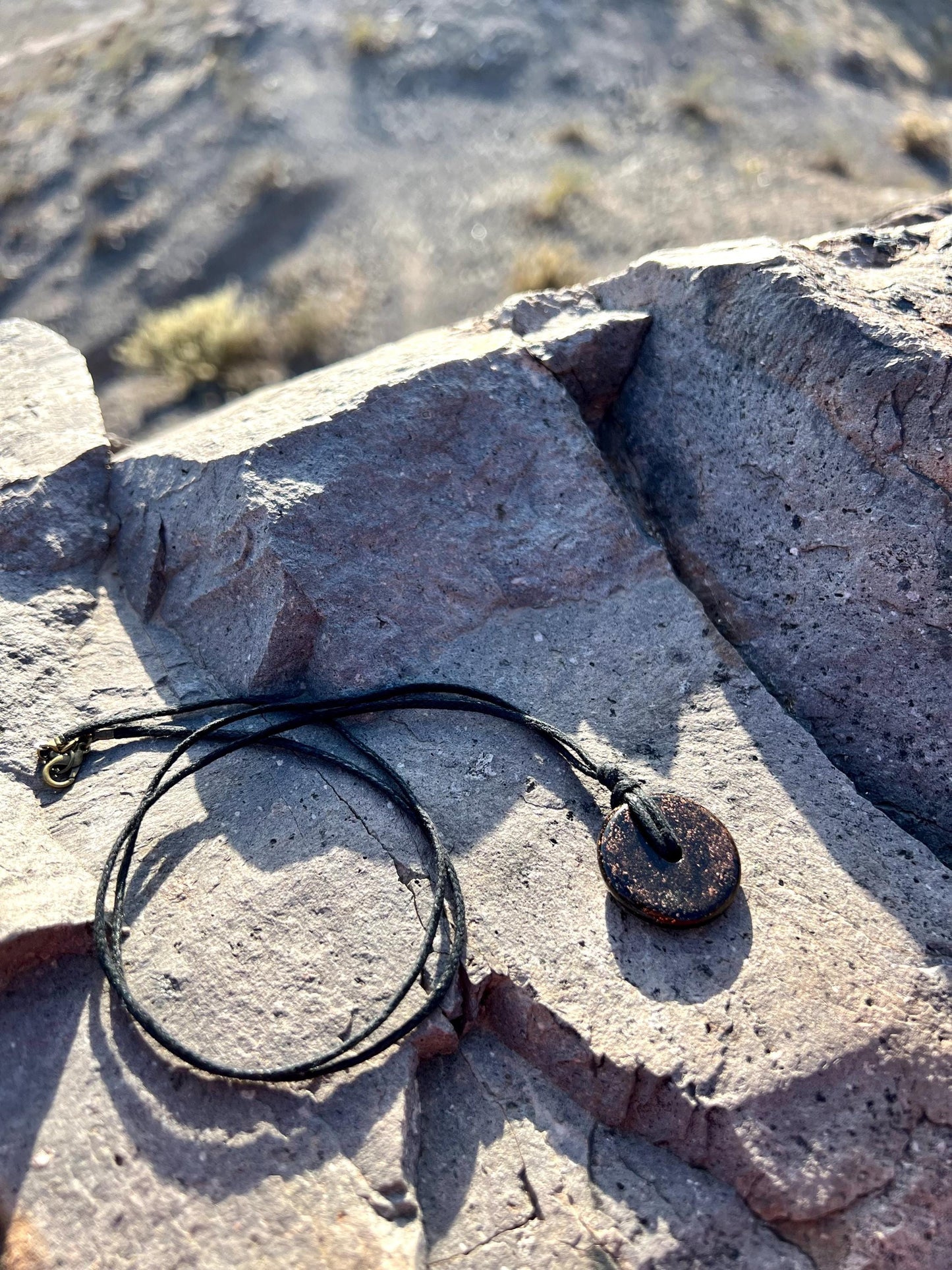 MAGICMIX TORUS PENDANT (Copper) Shungite, Quartz, & Magic Mix Mini-Torus Pendant of Copper Zinc and Iron Orgone