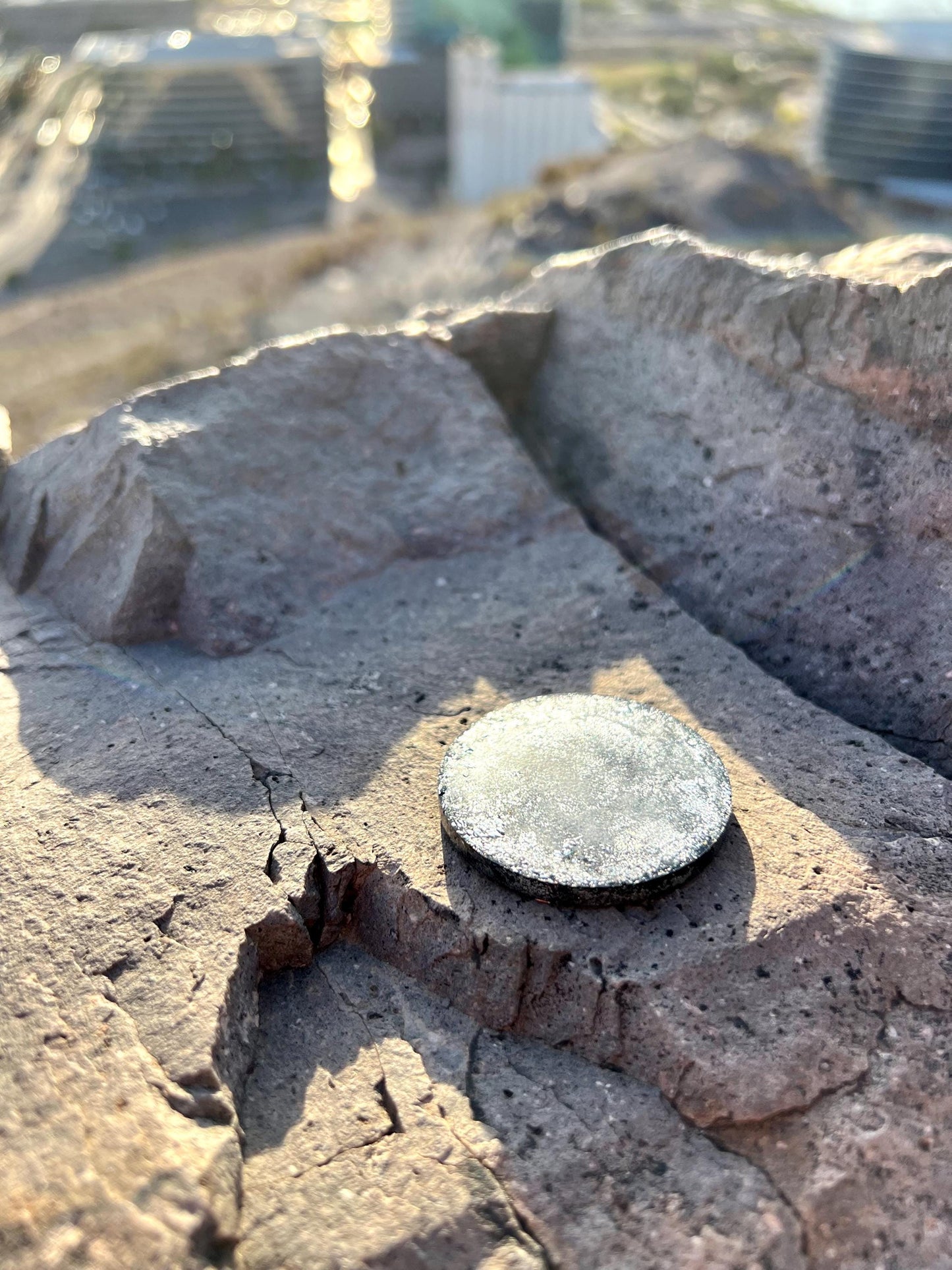 SUPER EMF STICKER (Silver) 1-Single! Magic Mix Anti-Emf Imi-Silver Gilded Cell Phone Sticker Disc