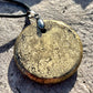 MAGICMIX PRO PENDANT (Brass) Brass Shungite, Quartz, & Magic Mix Brass Gilded Pendant of Copper Zinc and Iron Orgone