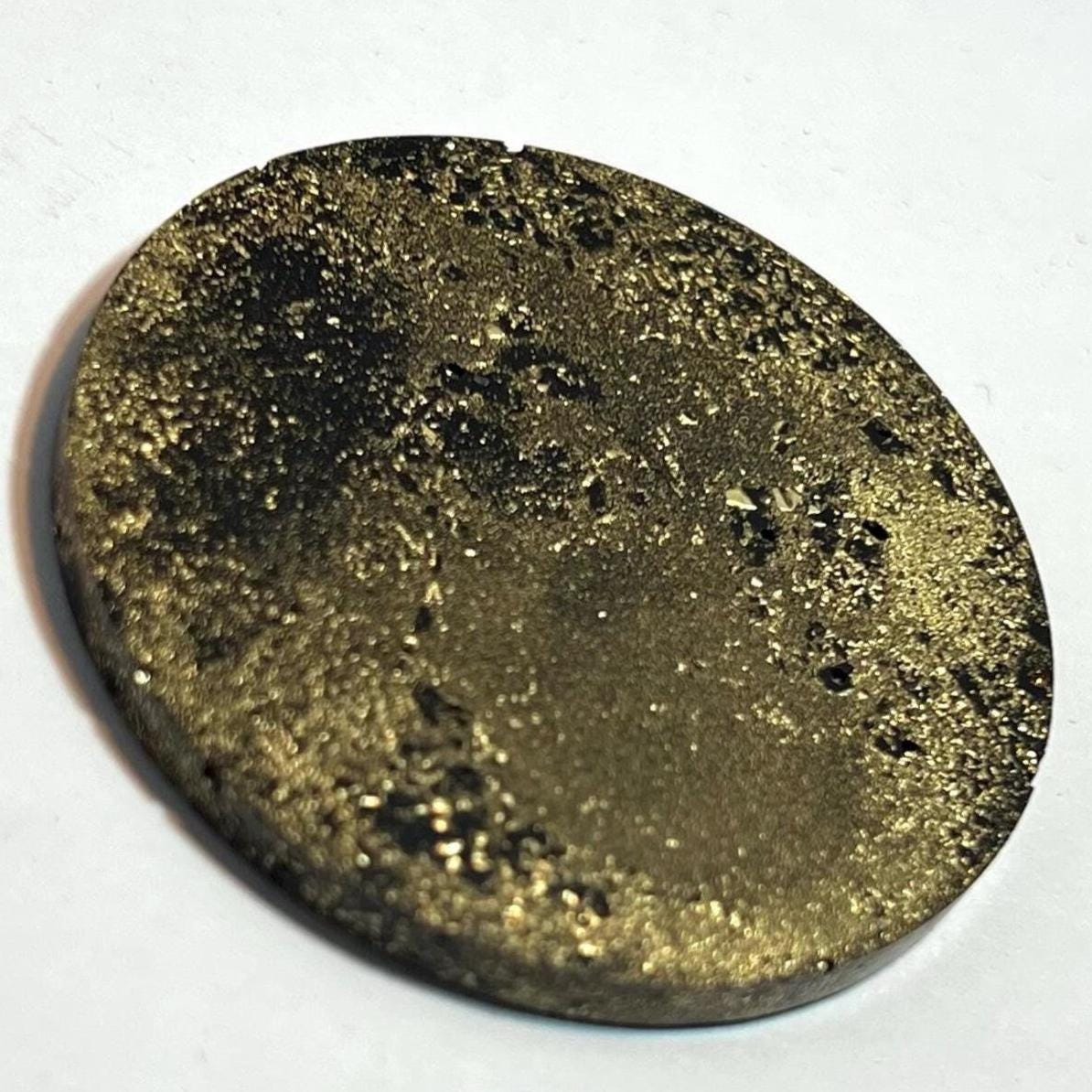 SUPER EMF STICKER 1-Single! Magic Mix Anti-Emf Brass Gilded Cell Phone Sticker Disc