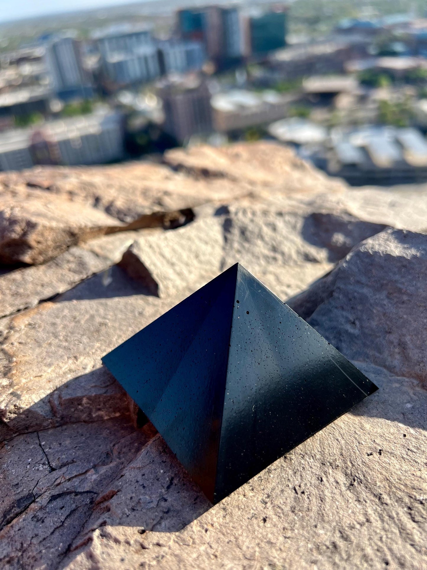 SUN MINI. All Magic Mix Orgone. Giza Pyramid Energy. Root and Crown Chakra Balancing Minerals. EMF Protection. Deep Sleep. Raise Frequency.