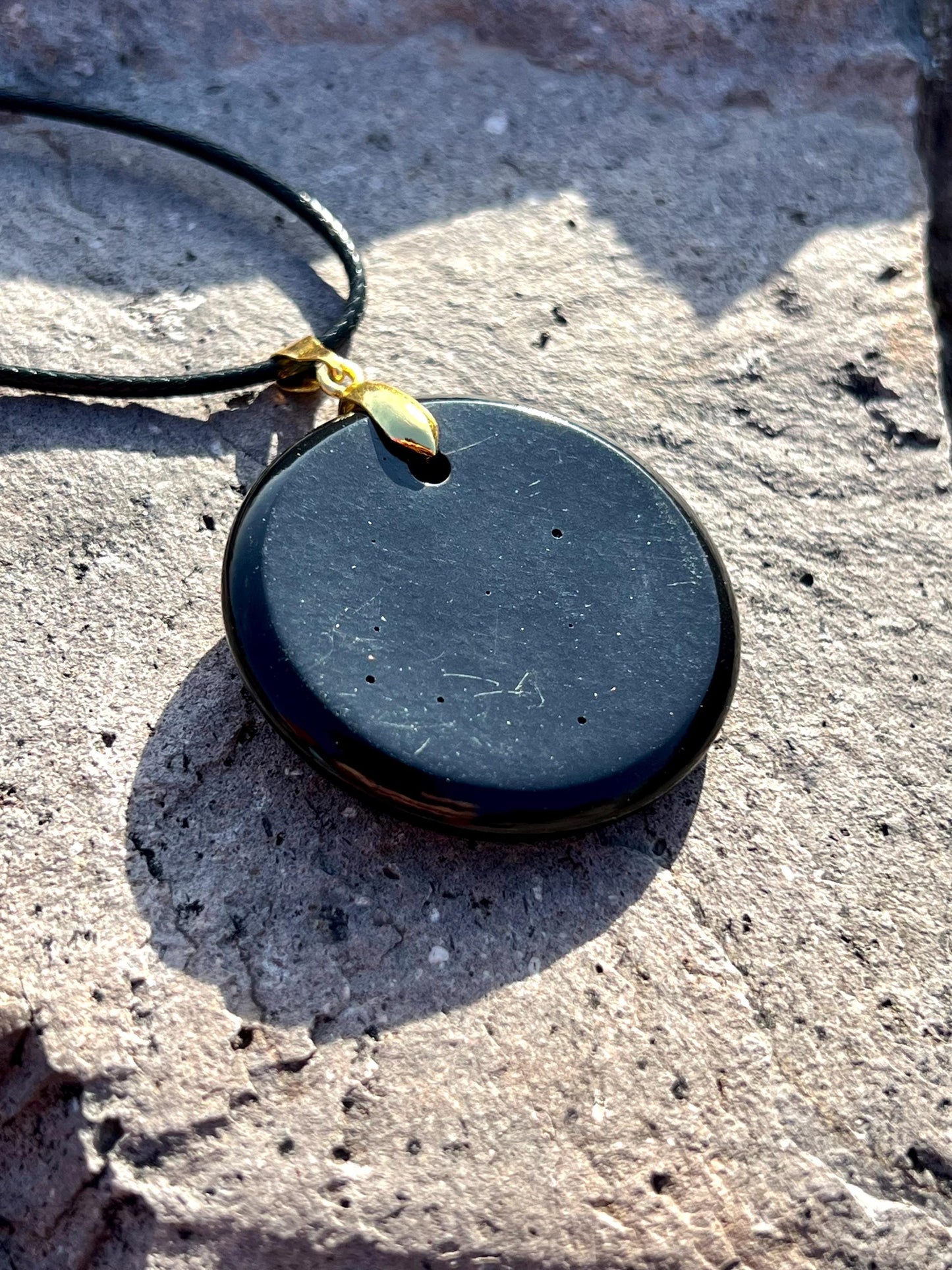 MAGICMIX PRO PENDANT (Original) Shungite, Quartz, & Magic Mix Pendant of Copper Zinc and Iron Orgone