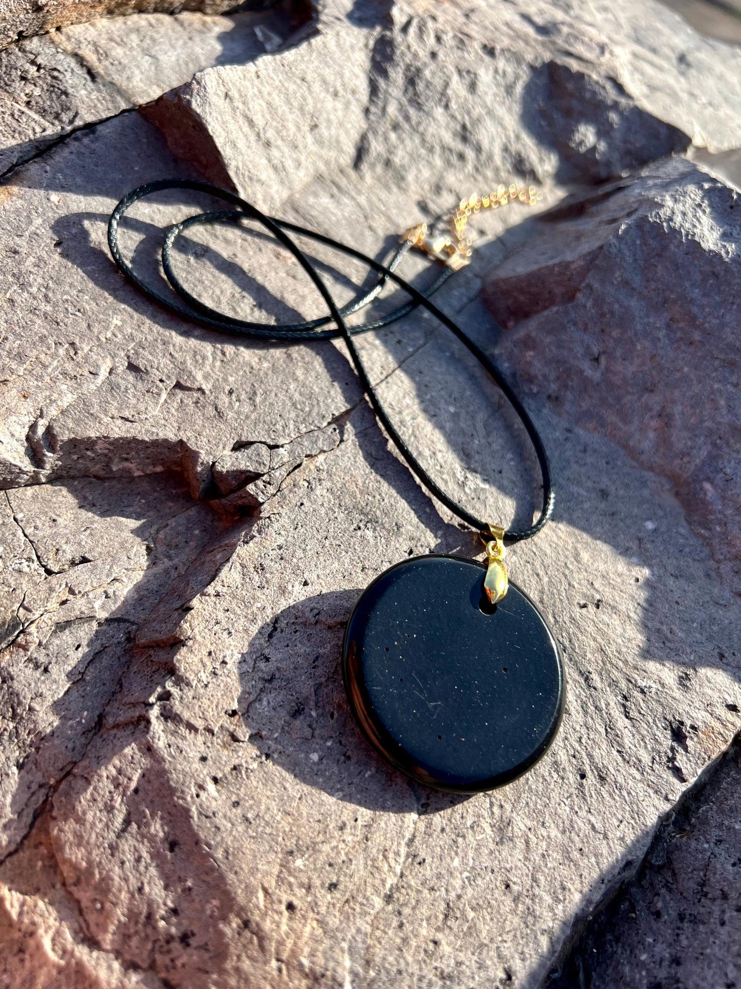 MAGICMIX PRO PENDANT (Original) Shungite, Quartz, & Magic Mix Pendant of Copper Zinc and Iron Orgone