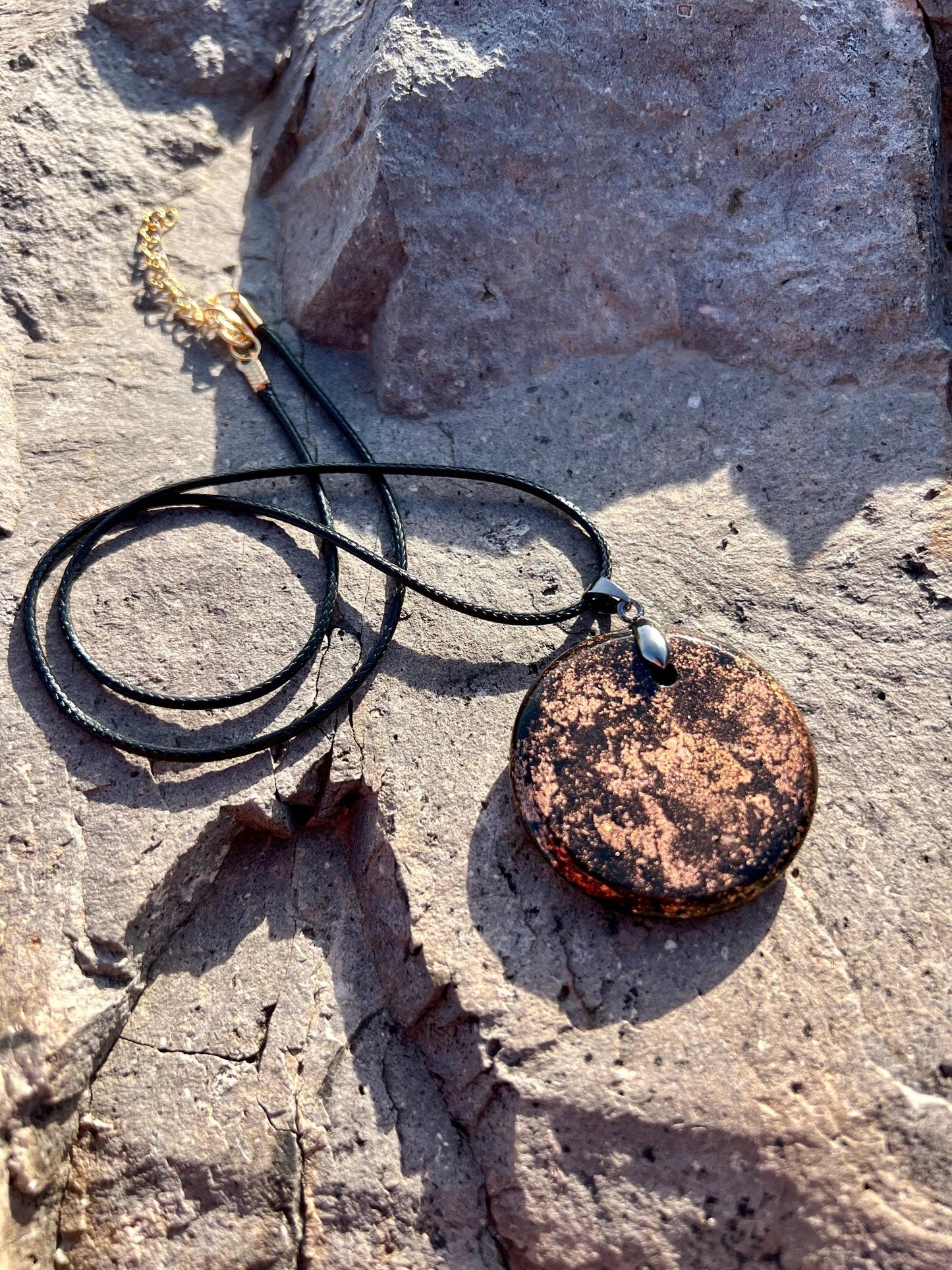 MAGICMIX PRO PENDANT (Copper) Copper Shungite, Quartz, & Magic Mix Copper Gilded Pendant of Copper Zinc and Iron Orgone