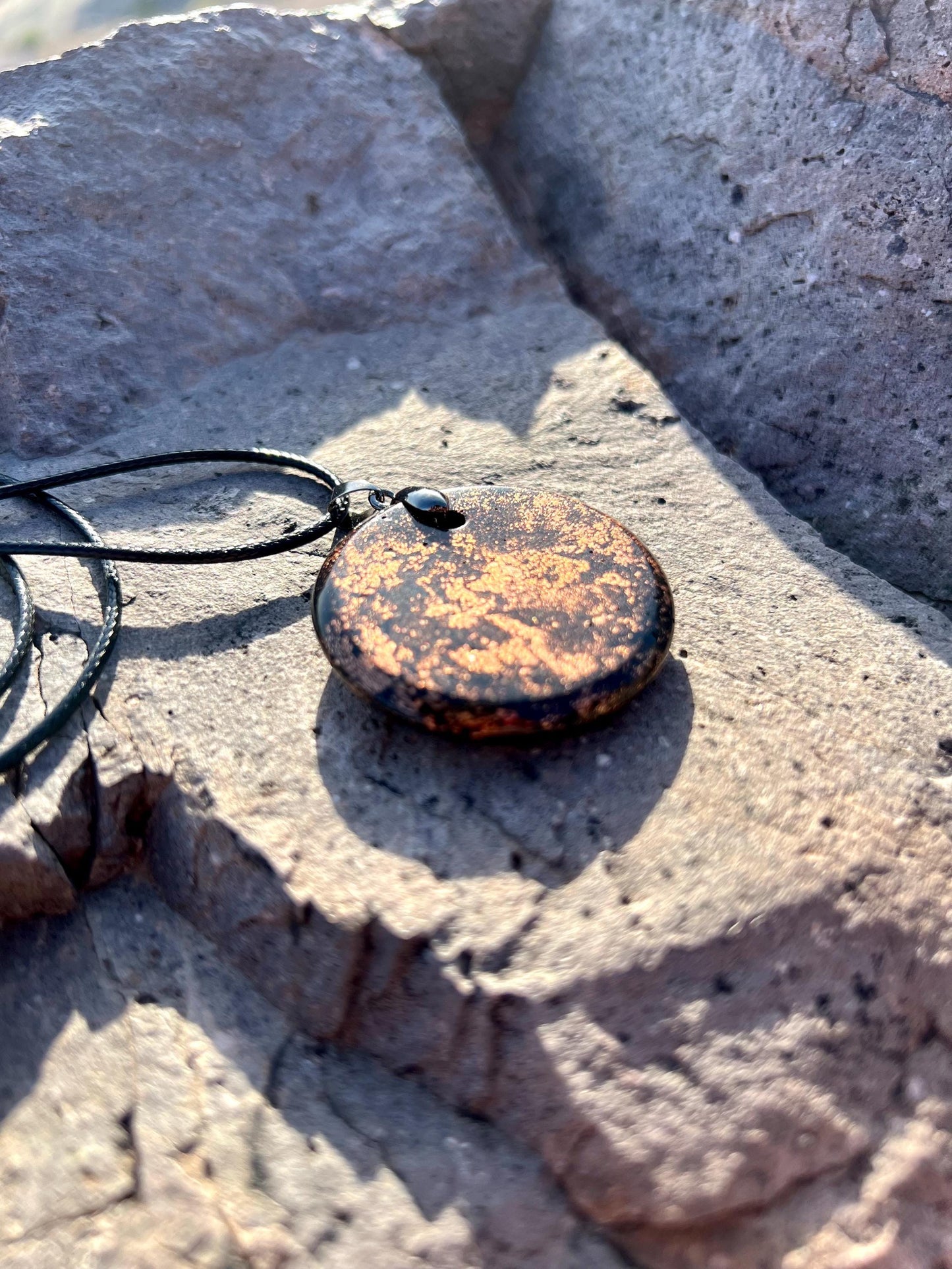 MAGICMIX PRO PENDANT (Copper) Copper Shungite, Quartz, & Magic Mix Copper Gilded Pendant of Copper Zinc and Iron Orgone