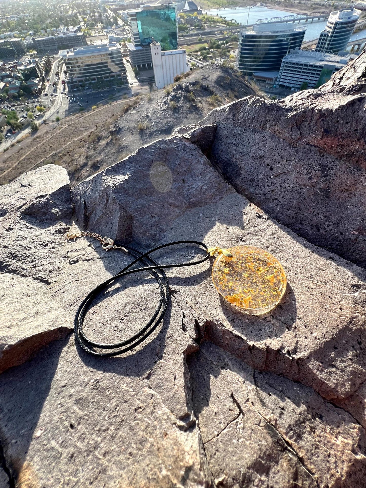 24k GOLD PRO PENDANT 24 Karat Gold and Resin Pendant (Non-Orgone)