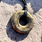 MAGICMIX TORUS PENDANT (Brass) Shungite, Quartz, & Magic Mix Torus Pendant of Copper Zinc and Iron Orgone