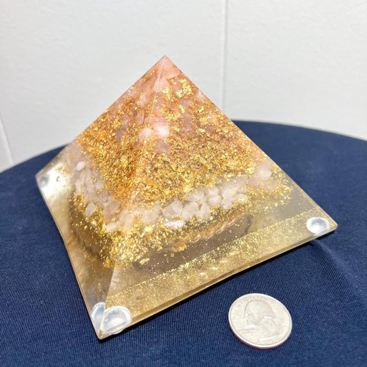 HEART TENSOR. Rose Quartz Copper Tech. Giza Pyramid Energy. Heart Chakra Balancing Minerals. EMF Protection. Deep Sleep. Raise Frequency.