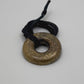 MAGICMIX TORUS PENDANT (Brass) Shungite, Quartz, & Magic Mix Torus Pendant of Copper Zinc and Iron Orgone